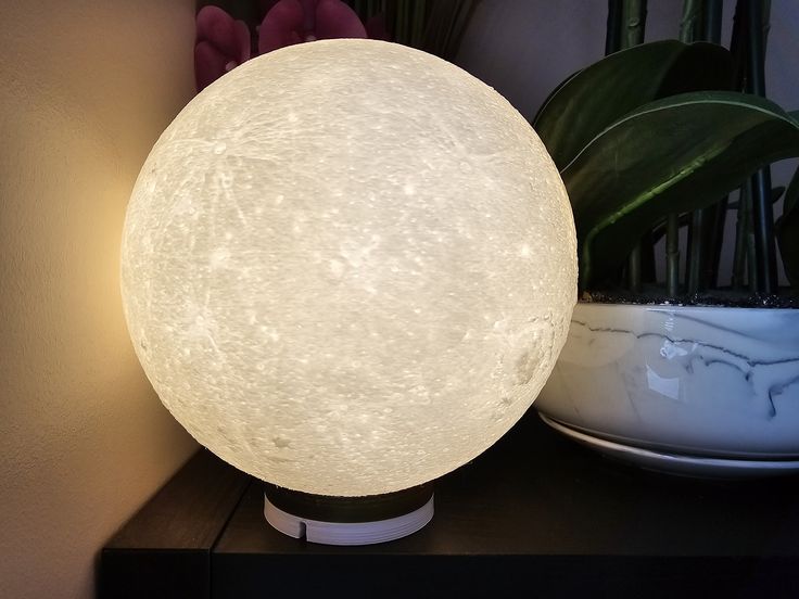 Modern Moon Lamp ,3D Lunar Home Decor Lamp