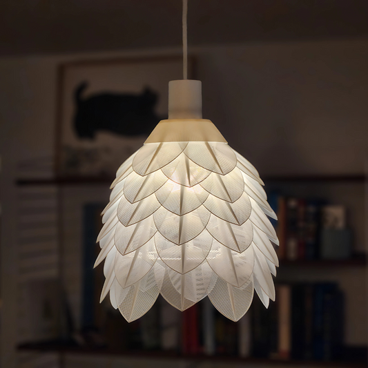 Modern Leaf Chandelier | Modern LED Pendant Light | Nature Inspired Ceiling Lamp | Elegant Home Décor
