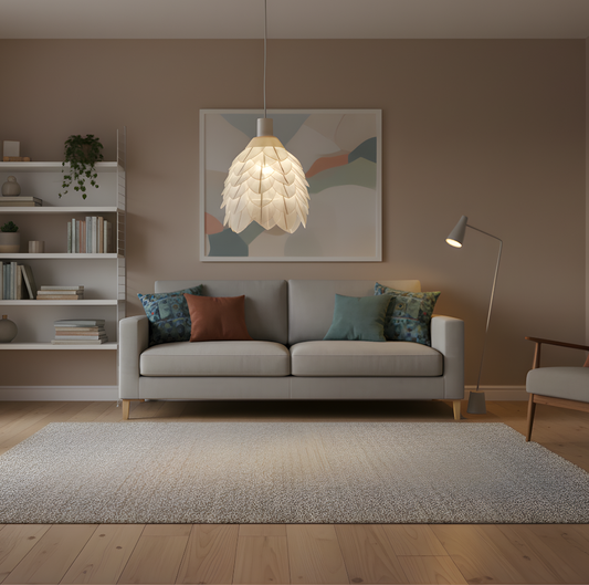 Modern Leaf Chandelier | Modern LED Pendant Light | Nature Inspired Ceiling Lamp | Elegant Home Décor