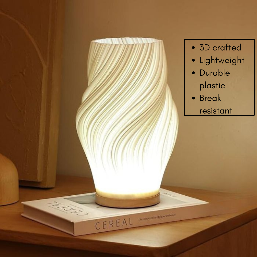 Modern Swirl LED Table Lamp