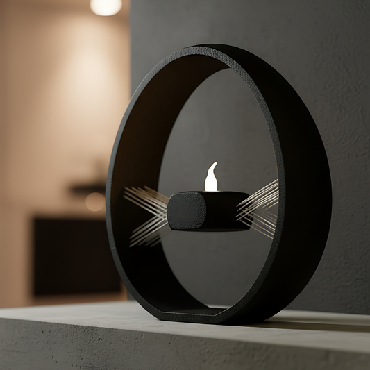 Modern Suspended Egg LED Lamp | Minimalist Ambient Table lamp | Unique Oval Desk Decor