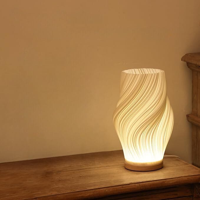 Modern Swirl LED Table Lamp