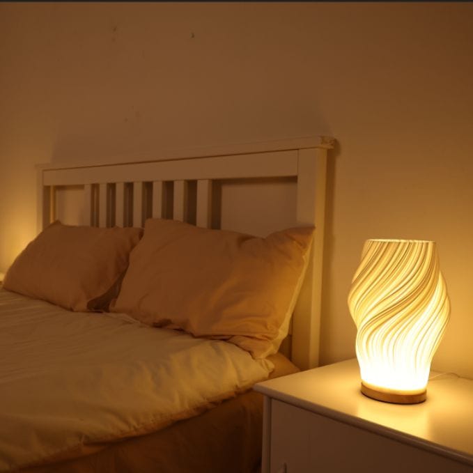 Modern Swirl LED Table Lamp
